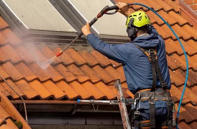 Démoussage et hydrofuge de toiture à Mazoires